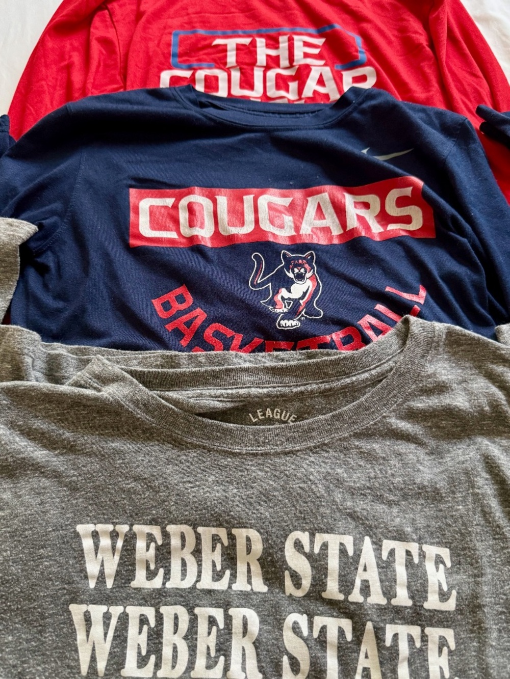 Nike College Basketball Graphic T-Shirt Lot Small & Large